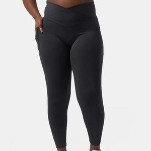 Pet Hair Resistant High Waisted Crossover Leggings